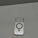 Magnetic Ultra Thin Frosted Designed for iPhone 17 Pro Max Frameless Case 6.9 inch [Compatible with MagSafe] Slim Minimalist Lightweight Matte Hard Cover Protective Borderless Case- Silvery