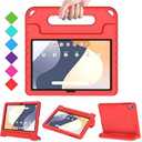 BMOUO Kids Case for Onn 10.1 Tablet Case (2024) Model#100135925, Shockproof Light Weight Handle Stand Case for Walmart Onn Tablet Case 10.1 inch 2024 (Gen 4), Red