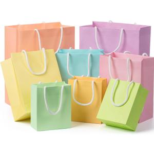 Mr. Pen- Paper Gift Bags with Handles, Assorted Sizes, 8 Pack, Ideal for Gifts, Weddings, Baby Showers, Birthdays, Shopping, Retail Merchandise, Party Favor, Easter Gift Bags