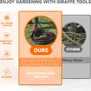 Giraffe Tools Garden Hose 5/8", Custom Length, Heavy Duty, No Kink, Flexible, Rubber Garden Hose, Leakproof Water Hose, 600 Burst PSI, 5ft Male to Female Hose
