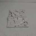 Leather Heat Resistant Placemats Set of 6 Waterproof Wipeable Washable PU Table Mats,Easy to Clean Anti-Slip Place Mats (Marble, 6)