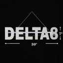 30"x7" Large LED DELTA-8 Sign for Smoke Shops, Super Bright Unique Design DELTA-8 Sign with Hanging Installation, High Visibility Sign for Stores Retail Shops Window (DELTA 8)