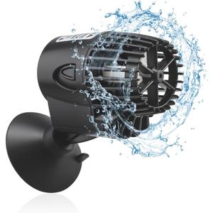 2 x DaToo 800GPH Mini Aquarium Circulation Pump Ultra-quiet Fish Tank Wave Maker With Suction Cup 360 Degree Rotatable Aquarium Power Head Submersible Water Pump For Freshwater And Saltwater