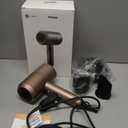 Slopehill Professional Ionic Hair Dryer, Powerful 1800W Fast Drying Low Noise Blow Dryer with 2 Concentrator Nozzle 1 Diffuser Attachments for Home Salon Travel (Mocha Mousse)