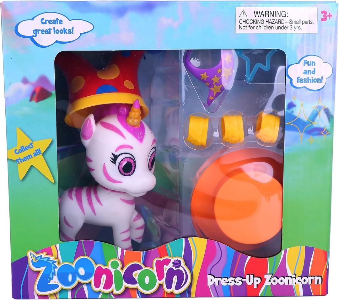 Dress-Up Zoonicorn - Purple Zoonicorn with Yellow Shoes - PROMI