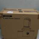 Juicer Machines, Cold Press Juicer with 4.41" Wide Feed Chute, 350W Slow Masticating Juicers for Whole Vegetables & Fruits, High Juice Yield, Easy to Clean, Large Auger, Silver