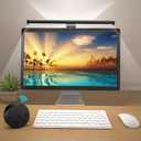 OOWOLF Monitor Light Bar with Remote, Ra95 Computer Monitor Lamp for Eye Caring, USB Reading LED Task Lamp with Dimming, Dimmable Light Bar with Backlight, No Glare Space Saving Home Office Desk Lamp (Pro-Plus)