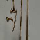 JQK Bathroom Hardware Set, 5-Piece Bath Accessories Set Champagne Bronze Wall Mount Includes 24 in Towel Bar, 9 in HT Bar, TP Holder, Towel Hook x 2, BAS105-CB