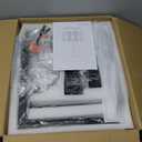 Klgxnrd 8-Light Modern Farmhouse Black Geometric Chandelier, Adjustable Height Dining Room Light Fixtures Over Table, Large Industrial Metal Chandeliers for Dining Room Kitchen Island Entryway