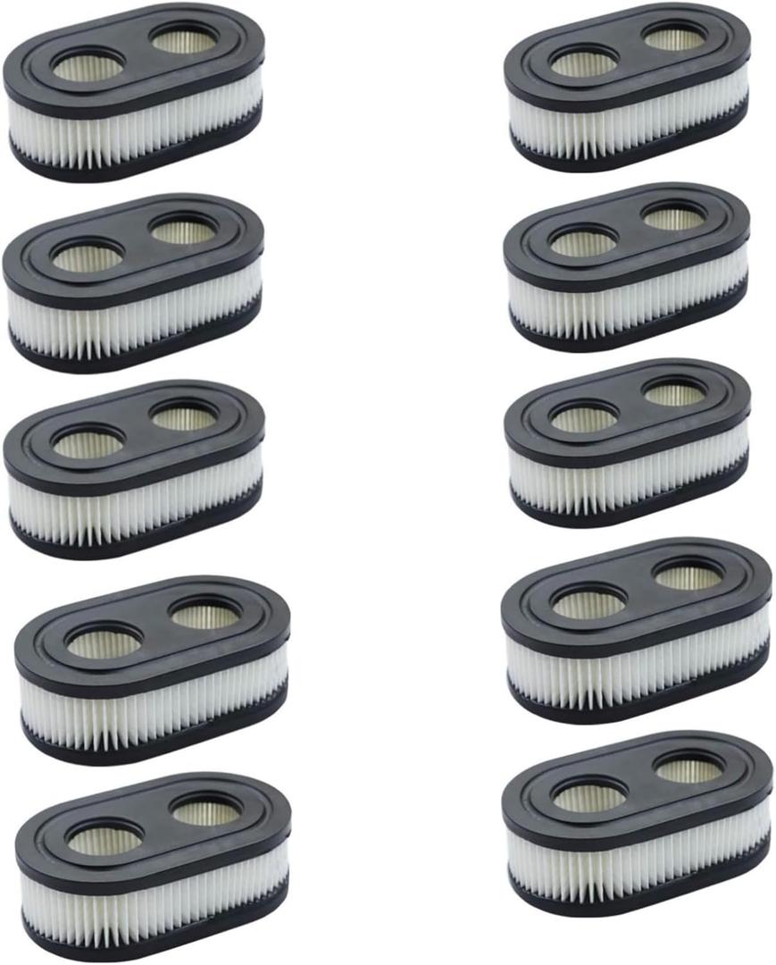 10 Pack 593260 Lawn Mower Air Filter Replacement for 334404 798452, Air Cleaner Filter for 500EX 550EX 575EX 625 Series Engine Lawn Mower 5432 5432k