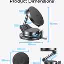 LISEN Qi2.2 25W Magsafe Car Mount Charger,[More Stable & Faster Charging] Suction Cup Phone Mount, Wireless Car Charger 25W Magnetic Car Phone Charger for iPhone 17 16,15W for iPhone 17e 15 14 13 12