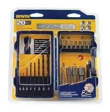 2 Ft Steel Drill And Driver Bit Set 20 Pieces Model 357020