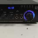 AK45 Stereo Audio Amplifier,300W Home 2 Channel Wireless Bluetooth 5.0 Power Amplifier System, Home Amplifiers FM Radio, USB, SD Card, with Remote Control Home Theater Audio Stereo System