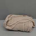 EMME Cotton Throw Blanket for Couch Soft Muslin Blankets 50"x60" Lightweight Breathable Blanket All Season Gauze Blanket, Light Tan