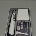 3-in-1 Upgraded Pro Flossing Toothbrush-Flosses, Vibrates and Oscillates(The 1st Tech), Electric Toothbrush with Water Flosser Equipe 5 Brush Heads, Plaque Removal for Sensitivity, Braces-White