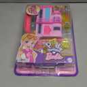 Polly Pocket Barbie Dreamhouse Compact, Dollhouse Playset with 3 Micro Dolls, 1 Puppy, 11 Accessories, Elevator & Pool (Multicolor)