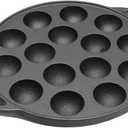 Cast Iron Takoyaki Pan, Takoyaki Maker, Takoyaki Pan Cooking Grill Pan with 15 Molds (9" 15 Molds)