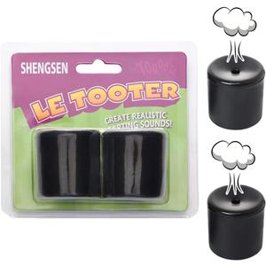 SHENGSEN Novelty Squeeze Pooter Fart Machine Funny Le Tooter Prank Farting Noise Maker for Joke Children's Day Party Gift Toy