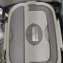 Heated Lunch Box for Men&Women - 80W Electric Lunch Box for Adults with Dual 1.5L 304 Stainless Steel Containers Fast Heating Portable Food Warmer for Car&Truck Travel lonchera electrica (Gray)