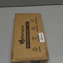 Toilet Paper Basket, Bathroom Basket for Counter Toiletries Towel Decor, Toilet Tank Tray, Guest Back of Toilet Organizer Storage, Vanity Tray for Perfume Makeup, Kitchen 13x6.5 Brown-Black