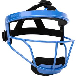 Dinictis Softball Face Mask, with Wide Field Vision, Lightweight and Comfortable, Suit for All Ages - Durable and Safety Fielder Head Guard- Blue-Youth(M)