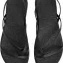 Roxy Women's Bellagio Flat Sandal, Black, 9