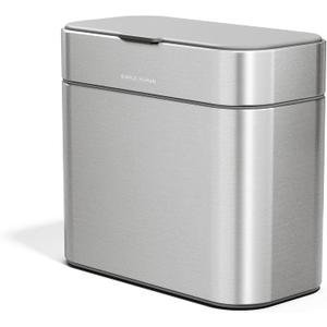 simplehuman Compost Caddy, Detachable and Countertop Bin, 4 Liter / 1.06 Gallon, Brushed Stainless Steel