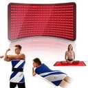 Red Light Therapy Mat for Body, 39" x 24" Large Size Near Infrared Red Light Therapy Pad Full Body, 660nm&850nm(520 LEDs), Adjustable Timer and Power Levels
