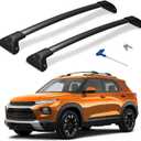 300lbs Lockable Roof Rack Cross Bars Compatible with 2021-2025 Chevrolet Chevy Trailblazer L LT ACTIV RS, Aluminum Crossbars for Rooftop Cargo Luggage Kayak Canoe Bike Snowboard