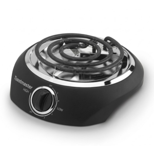 Toastmaster Single Burner with Adjustable Temp Control, 750 Watt