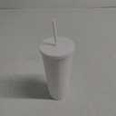 Mermaid Tumbler 24 Oz Soft Touch White