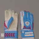 SPORTOUT Youth Adult Goalie Goalkeeper Gloves,Football gloves, Strong Grip for The Toughest Saves,With Finger Spines For Men, Women, Boys, Girls & Junior Keepers For Training and Match (Blue, 8)
