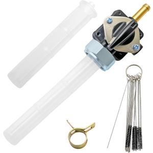 62169-95 Fuel Valve Petcock,22mm Straight Outlet Vacuum System Petcock,For Harley Davidson Sportster 883 XL883 XLH883 1200 XL1200 XLH1200 1995-2006 Motorcycle Replace 62169-95B