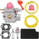 BVM200VS Carburetor for Poulan Pro BVM200C P200C GBV325 P325 Carb Kit Craftsman 25CC Leaf Blower Parts 545081855 WT-875A WT-875