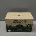 HOME GROWN Indoor Organic Herb Garden Kit, Unique Valentines Day Gift for Adults, Men, & Women,Grow 4 Herb Seeds for Kitchen Window Garden,Beginner DIY Hobby Gardening Gift for Plant Lovers, Mom & Dad