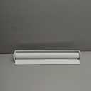 White Roll Down Blackout Vinyl Shades 19 Inch Long