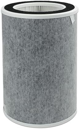 HC502 HP202 HP201 True HEPA Air Purifier MAX Filter Compatible with Shark HP200 Series, HP202, HP201, HP232, HP302 and HC502, Part # HE2FKBAS, HE2FKBASMB, 1 Pack