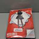 Morph Black Witch Costume Womens With Hat, Black Witch Dress For Women, Halloween Costumes For Women Adult (Large)