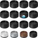 Bed Risers 1 inch, 2 inch, 3 inch, 4 inch Heavy Duty, Adjustable Furniture Riser for Table Desk Couch Sofa Chair Refrigerator Washing Machine, Stackable Bed Raisers Blocks (Black 12 Pack, 1 inch)