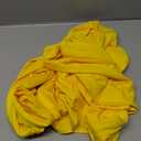 Yellow 7.2FT Open Arch Backdrop U Shaped Cover, Spandex Double Sided Arch Cover, Fitted Round Top Chiara Stand Cover for Party Wedding Ceremony Baby Shower Birthday Decoration