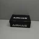 Womens Easy On Walking Shoes Lace Up Comfortable Tennis Shoes with Anatomic Toe Box for Women Breathable Running Sneakers (7.5, Black/White)