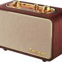 Retro Bluetooth Speaker Wooden Portable Bluetooth Speaker Vintage Wireless Old Fashion StyleAm/Fm Tunning Dial Electronics For Home,Perfect For Cafe,Vintage Decoration,Bedroom(Apur Retro Wood)