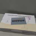 DEIOVWXS Makeup Mirror, 3000mAh Rechargeable Double-Sided Magnifying Vanity Mirror with 3 Colors, 1X/10X, 360 Rotation, Adjustable Brightness, Gifts for Mom, Women,Wife, Girls, Dorm Room Essential (Chrome)