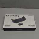 Foldable Keyboard and Mouse, Samsers Folding Bluetooth Keyboard Combo, 2.4G + BT5.0 x 2, Full-Size Portable Travel Keyboard & Rechargeable Wireless Mouse for Windows Android iOS Mac OS, Blue