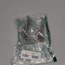 Glossiness 4 Pack Stainless Steel Hanging Cabinet Hooks, Space-Saving Storage Organizer Hooks for Kitchen Bathroom Dorm Bed Frame Wardrobe, for Towels Bags Clothes (4)