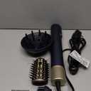 Infiniti PRO CONAIR DigitalAIRE Hair Dryer Drying Wand, Straightener and Styler, Ionic All-in-One Digital Motor Blow Dryer, Includes 3 High-Performance Attachments, Dark Blue