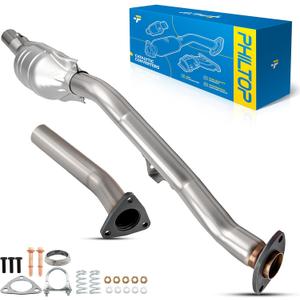 PHILTOP Rear Catalytic Converter Direct-Fit Stainless Steel Compatible with 2006-2008 Forester, 2006-2007 Impreza, 2006 9-2X 2.5L Replace 55583 (EPA Compliant)