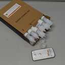 Homemory LED Batteries Operated Taper Candles with Remote, Flickering Light Flameless Taper Window Candle, Set of 12 Warm Yellow Fake Candles for Halloween, Church, Party