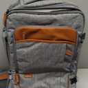 Lumesner Carry on Travel Backpacks, Extra Large 40L Flight Approved for Men & Women,Expandable Suitcase backpack (Grey (Backpack With 4 Packing Cubes))