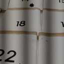 Christmas Advent Calendars with 24 Pockets Countdown Calendar DIY Xmas Reusable Canvas Wall Hanging Bag for Home Holiday Decorations